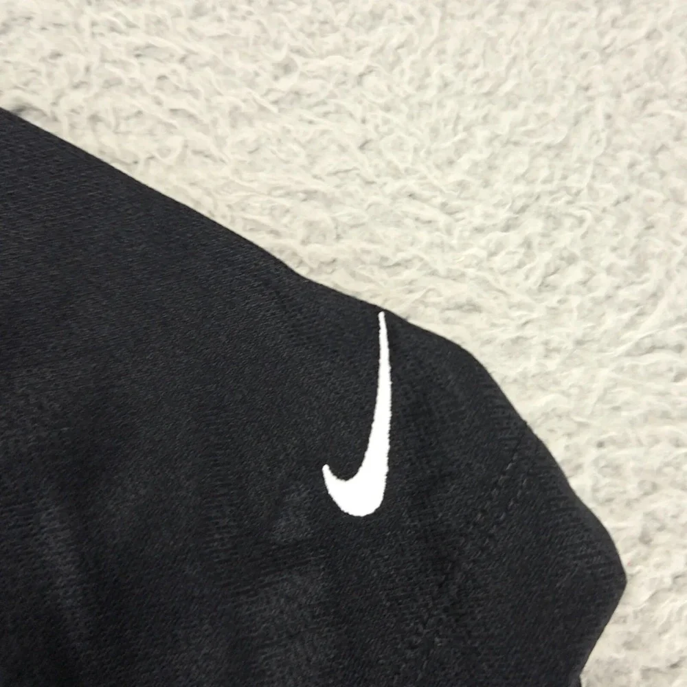 Nike Shirt Mens XL Black Golf Polo Outdoors Dri-Fit Swoosh‎ Short Sleeve PFG